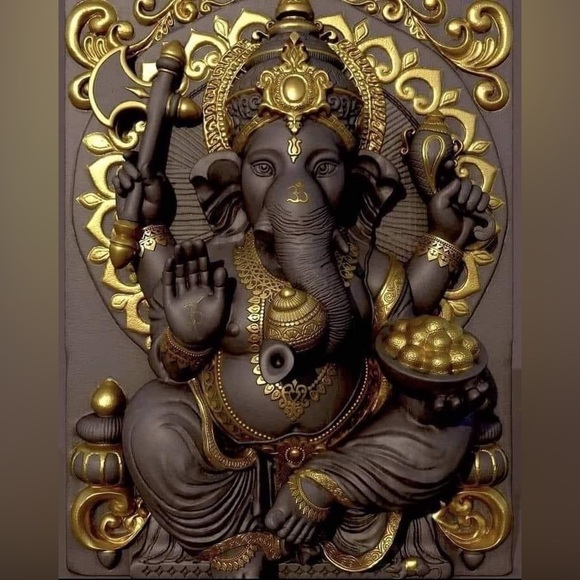 Ganesha Lord Hindu God Luck, Prosperity and protection Necklace - Picture 9 of 10